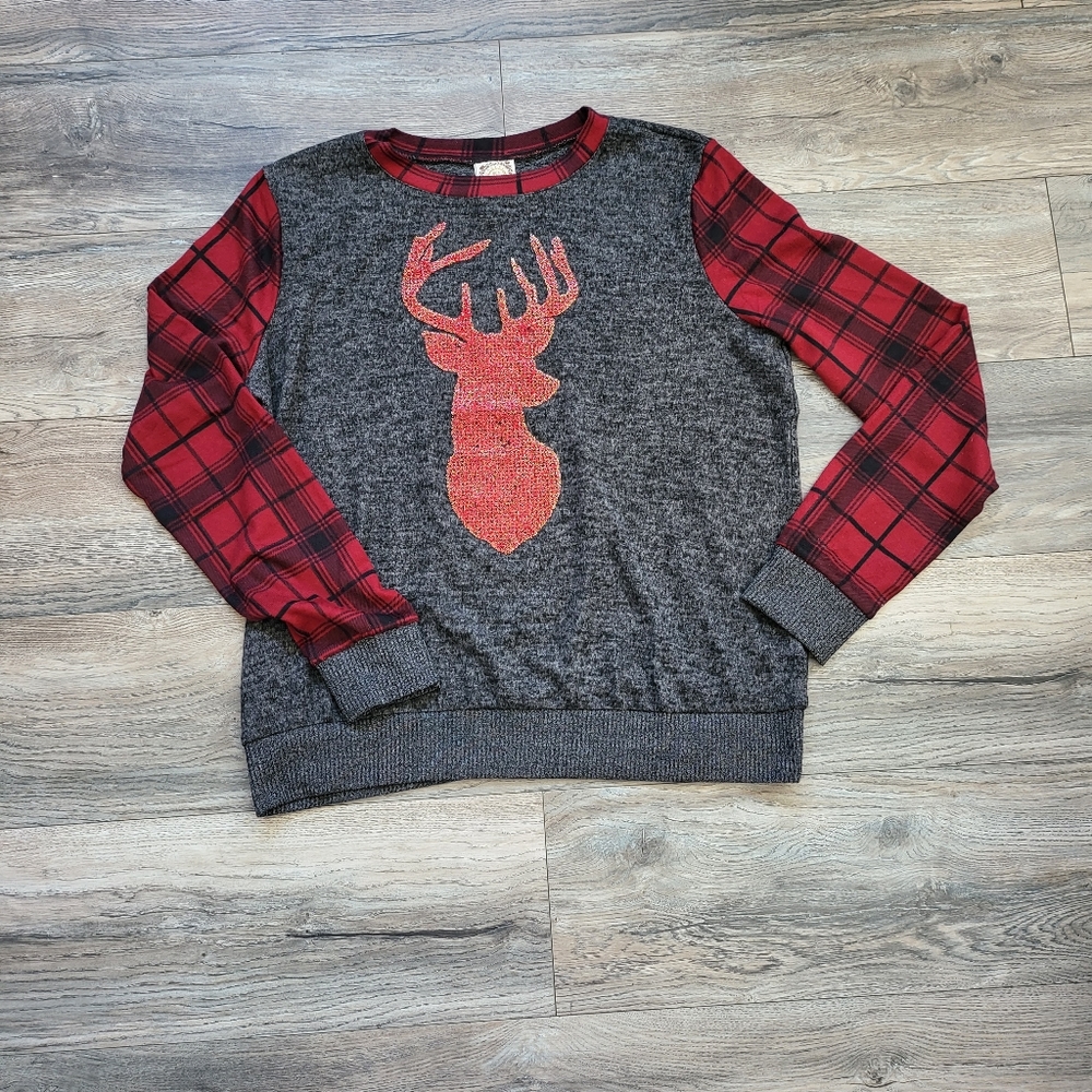 Tru Self Reindeer Sweater